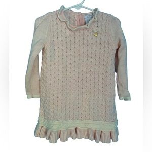 Tahari Baby Light Pink Sweater Dress